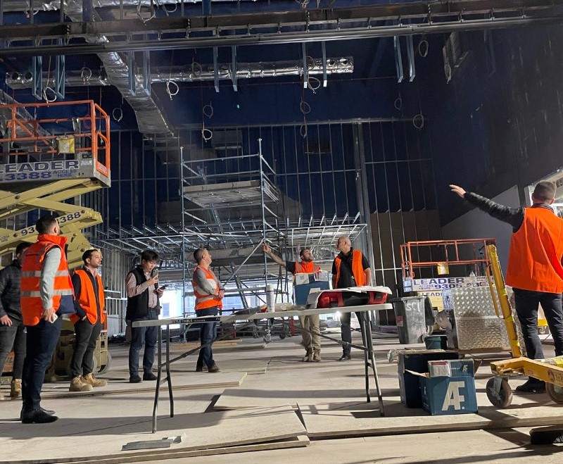 Spacecraft and project team on site at Rydges Melbourne